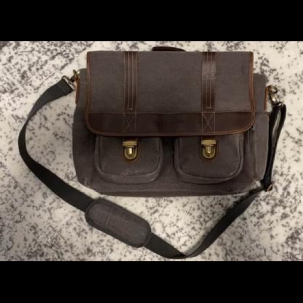Thirst Relief - Grey Canvas/Brown Trim